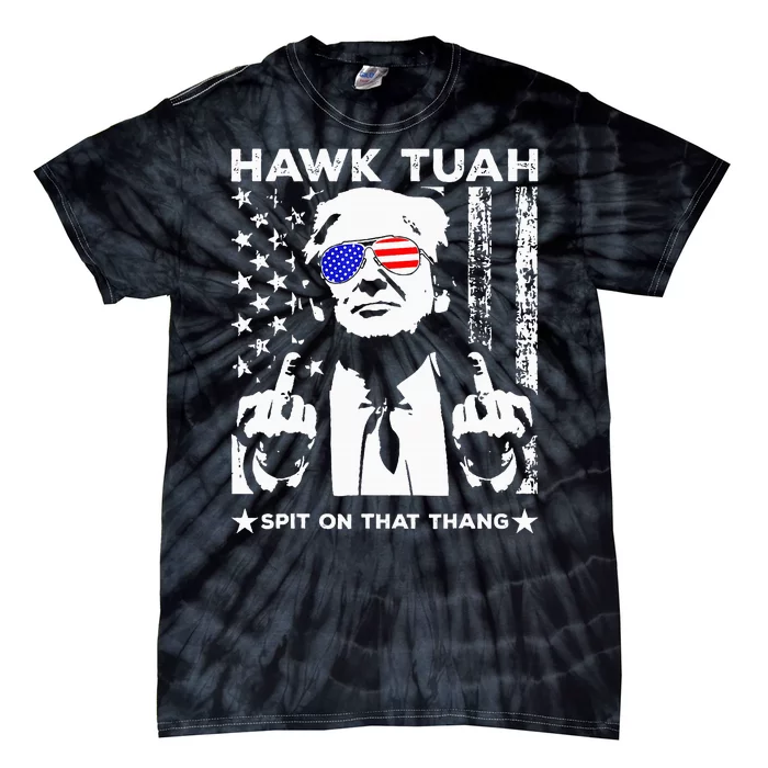 Hawk Tush Spit On That Thing Funny Tie-Dye T-Shirt