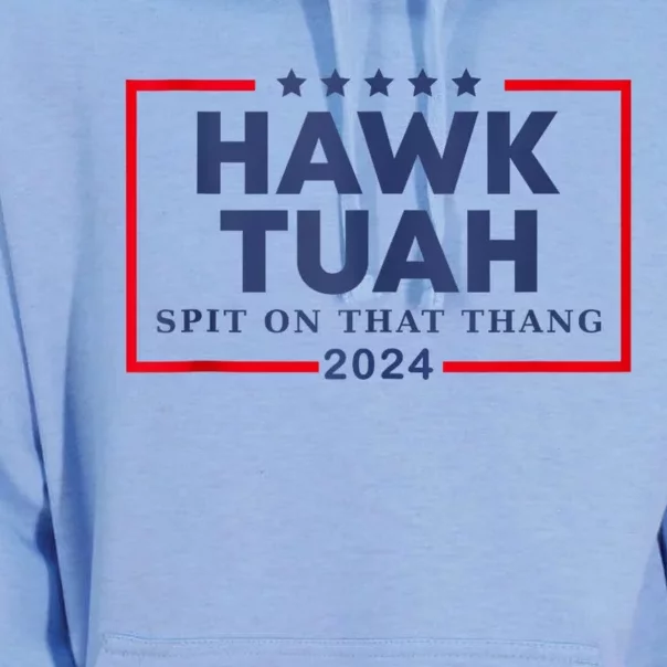 Hawk Tuah 24 Spit On That Unisex Surf Hoodie