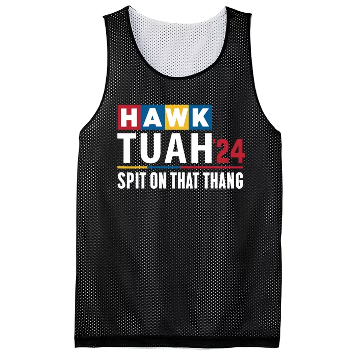 Hawk Tuah Spit On That Thang Trending Mesh Reversible Basketball Jersey Tank