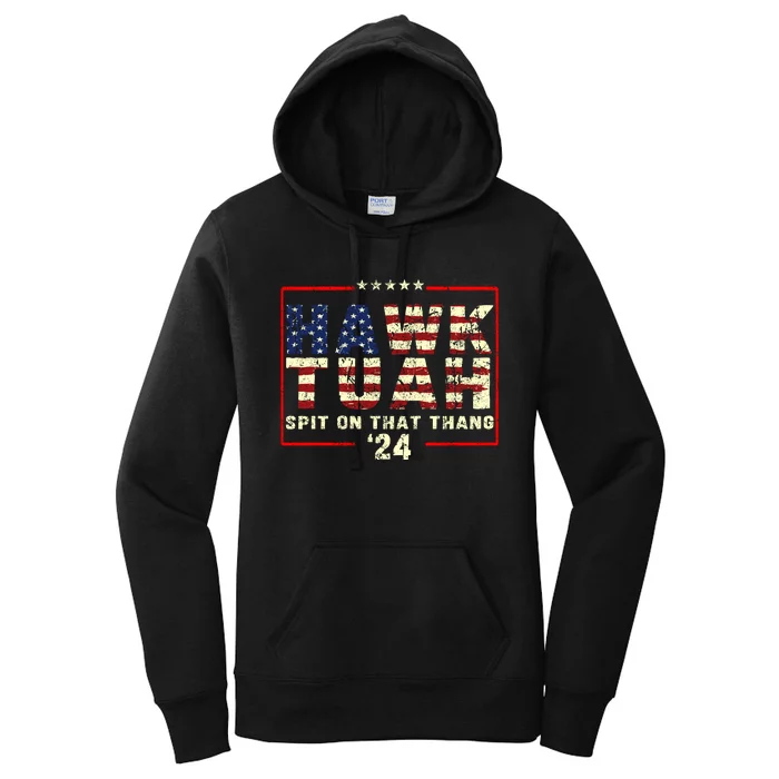 Hawk Tuah Spit On That Thang Trending Women's Pullover Hoodie