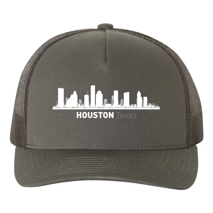 Houston Texas Skyline Yupoong Adult 5-Panel Trucker Hat