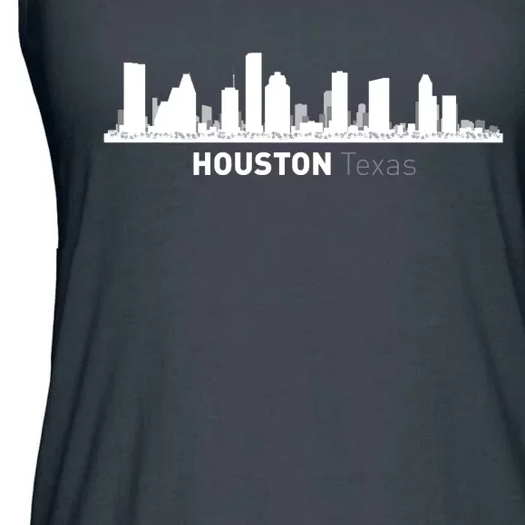 Houston Texas Skyline Ladies Essential Flowy Tank