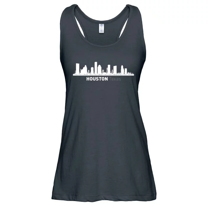 Houston Texas Skyline Ladies Essential Flowy Tank