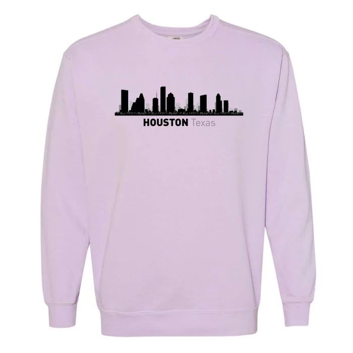 Houston Texas Skyline Garment-Dyed Sweatshirt