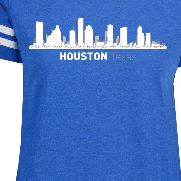 Houston Texas Skyline Enza Ladies Jersey Football T-Shirt