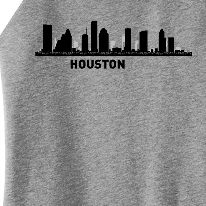 Houston Texas Skyline Women’s Perfect Tri Rocker Tank