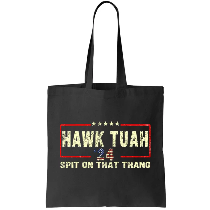 Hawk Tuah Spit On That Thang Trending Tote Bag