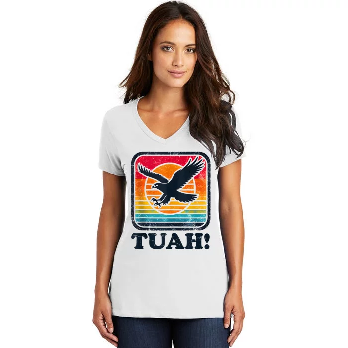 Hawk Tush Spit On That Thing Presidential Candidate 2024 Women's V-Neck T-Shirt