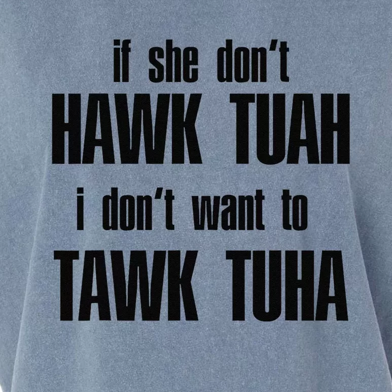 Hawk Twah Spit On That Thang Funny Gif Garment-Dyed Women's Muscle Tee