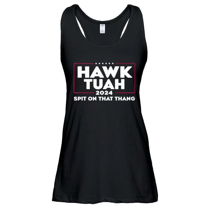 Hawk Tush Spit On That Thing Presidential Candidate Ladies Essential Flowy Tank