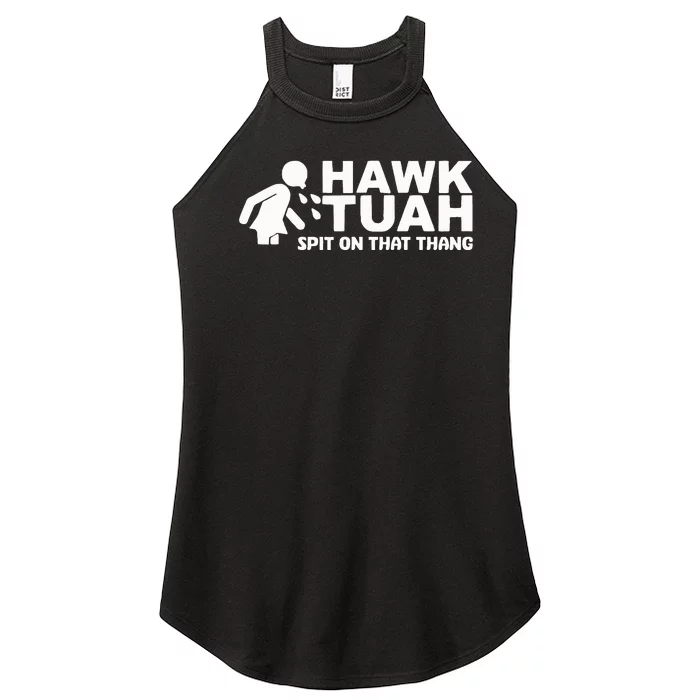 Hawk Tuah Spit On That Thang Funny Interview Women’s Perfect Tri Rocker Tank