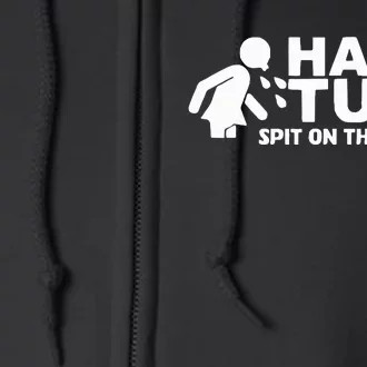 Hawk Tuah Spit On That Thang Funny Interview Full Zip Hoodie