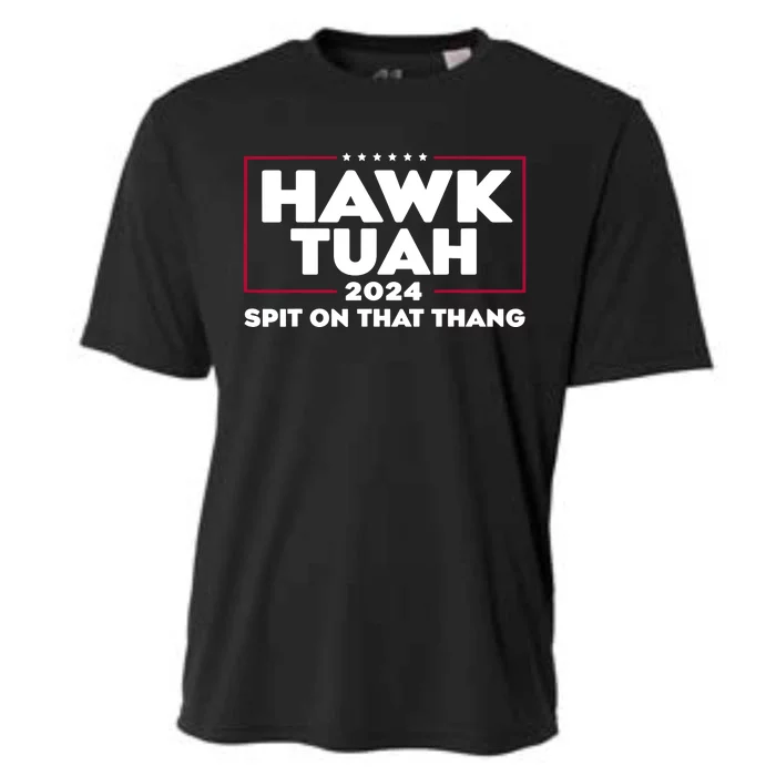 Hawk Tuah Spit On That Thang Trending Cooling Performance Crew T-Shirt