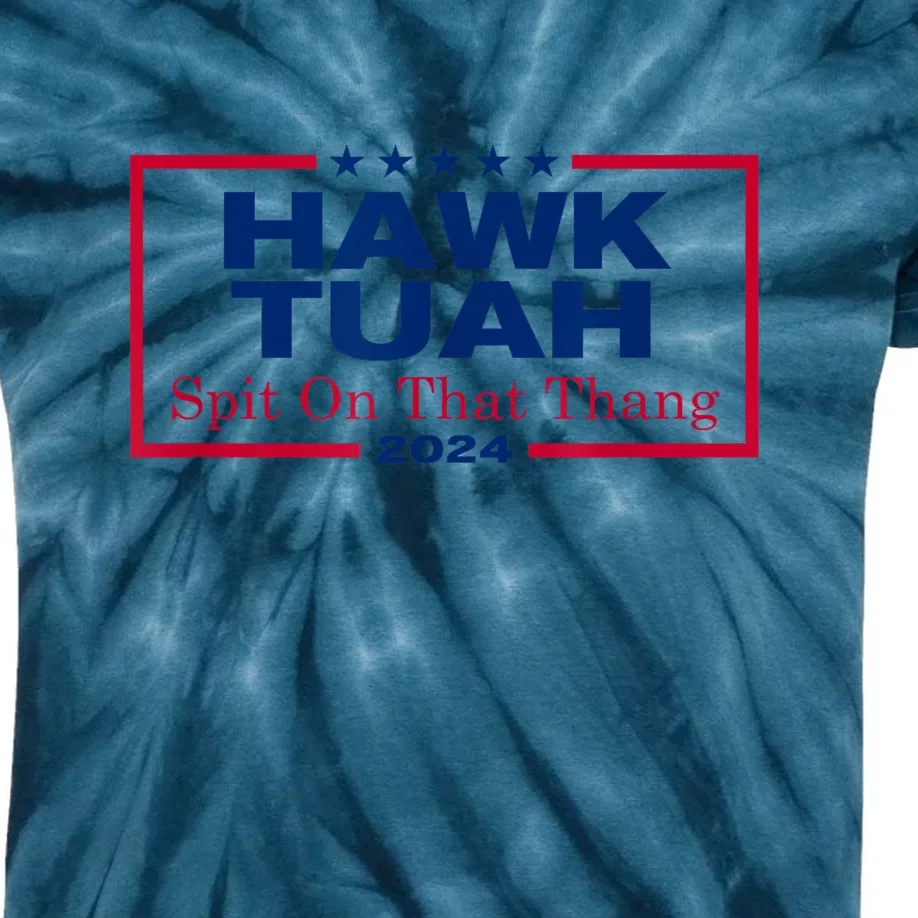 Hawk Tush Spit On That Thang Viral Election Parody Gift Kids Tie-Dye T-Shirt