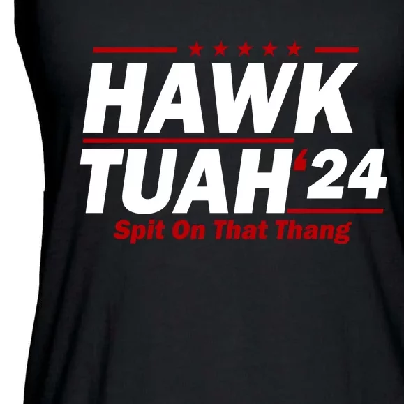 Hawk Tuah Spit On That Thang Trending Ladies Essential Flowy Tank