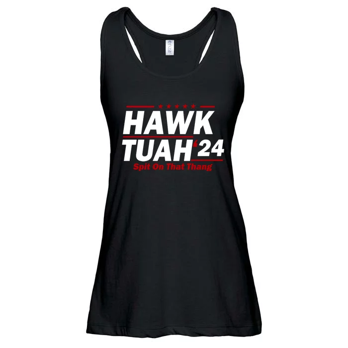 Hawk Tuah Spit On That Thang Trending Ladies Essential Flowy Tank