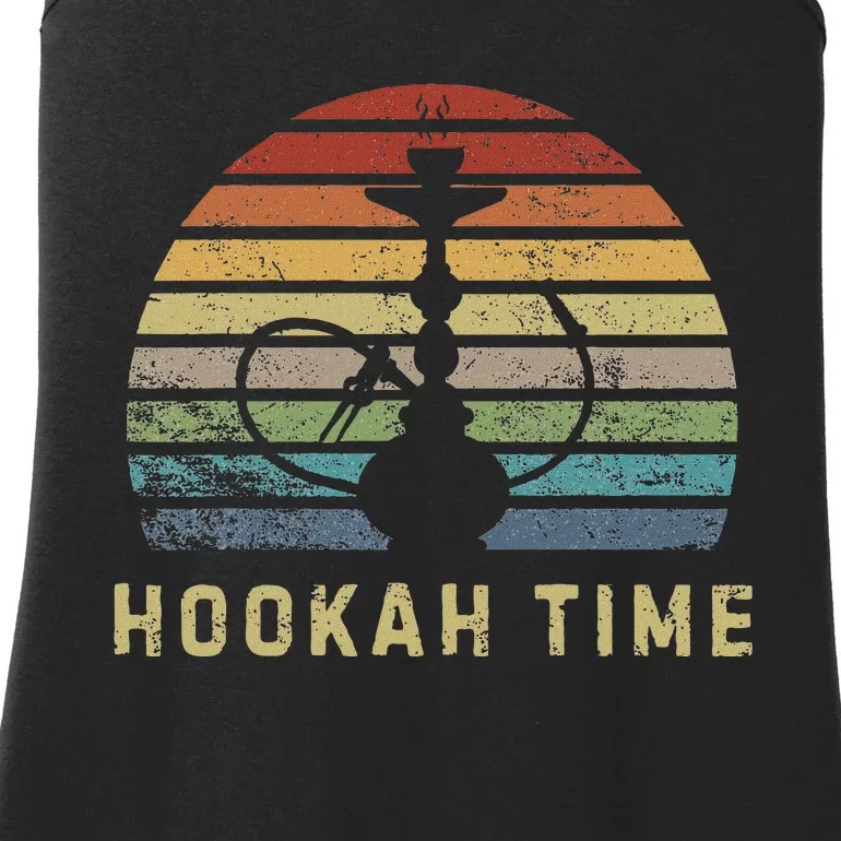 Hookah Time Sunset Shisha Smoke Hookah Lover Party Ladies Essential Tank