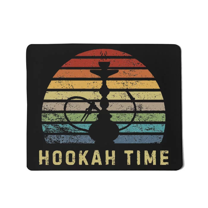 Hookah Time Sunset Shisha Smoke Hookah Lover Party Mousepad