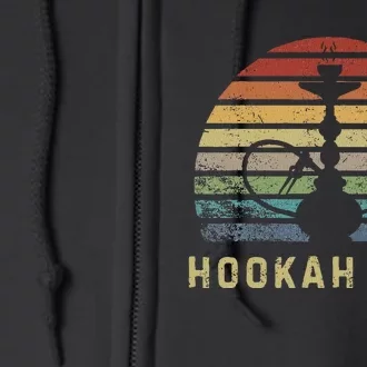 Hookah Time Sunset Shisha Smoke Hookah Lover Party Full Zip Hoodie