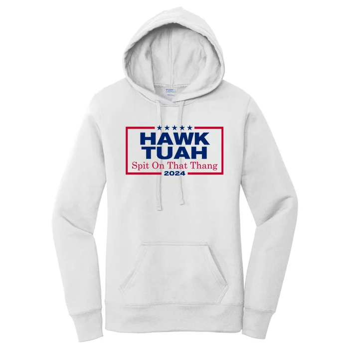 Hawk Tuah Spit On That Thang Trending Women's Pullover Hoodie