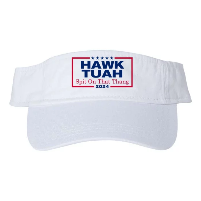 Hawk Tuah Spit On That Thang Trending Valucap Bio-Washed Visor