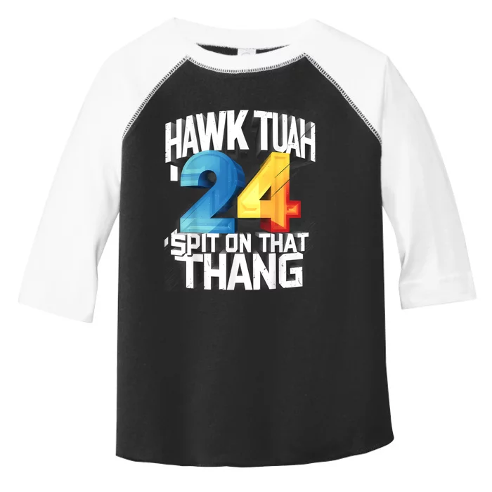 Hawk Tush Spit On That Thing Presidential Candidate Parody Toddler Fine Jersey T-Shirt