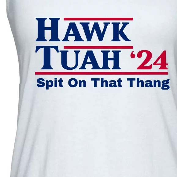 Hawk Tuah Spit On That Thang Trending Ladies Essential Flowy Tank