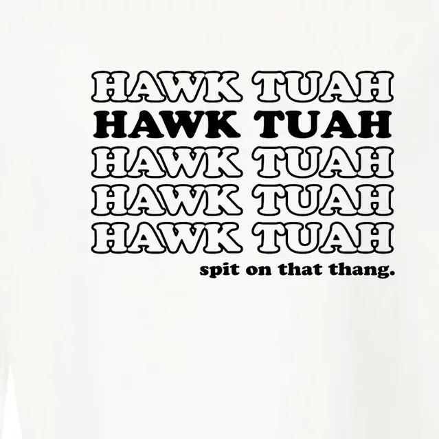 Hawk Tush Spit On That Thang Funny Gag Gift Cropped Pullover Crew