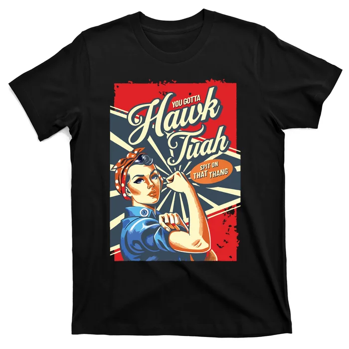 Hawk Tush Spit On That Thang Viral Election President 2024 T-Shirt