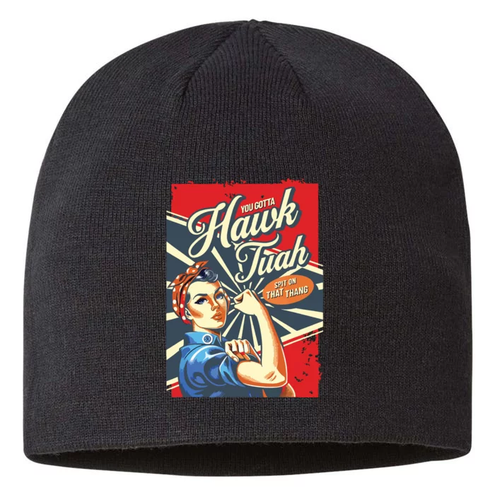 Hawk Tush Spit On That Thang Viral Election President 2024 8 1/2in Sustainable Knit Beanie