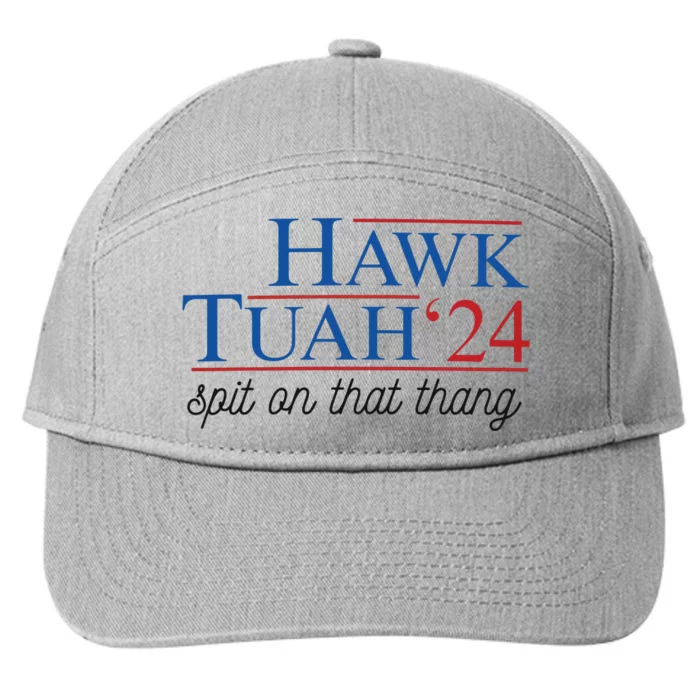 Hawk Tuah Spit On That Thang 7-Panel Snapback Hat