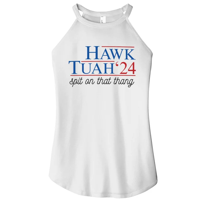 Hawk Tuah Spit On That Thang Women’s Perfect Tri Rocker Tank