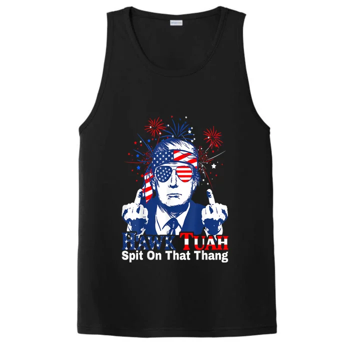 Hawk Tush Spit On That Thing 4th Of July Presidential Candidate Parody Gift Performance Tank