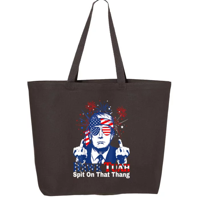 Hawk Tush Spit On That Thing 4th Of July Presidential Candidate Parody Gift 25L Jumbo Tote