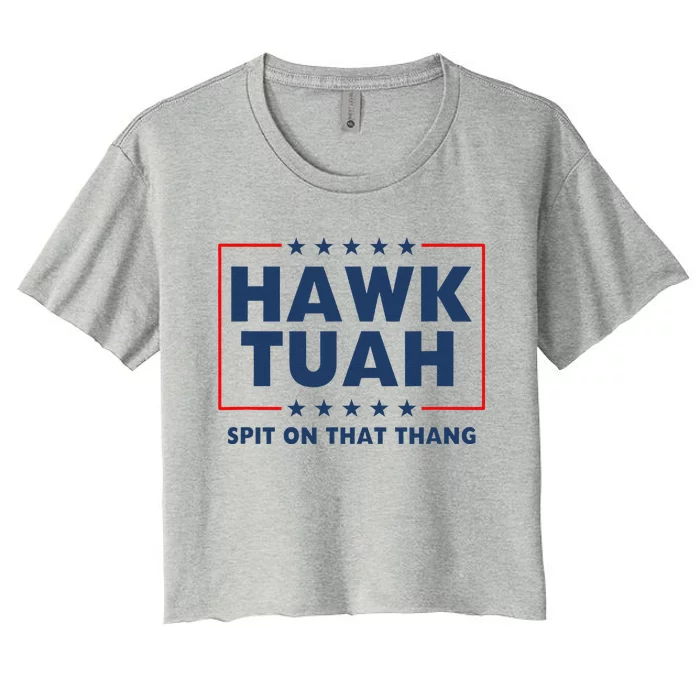 Hawk Tuh Spit On That Thang Women's Crop Top Tee