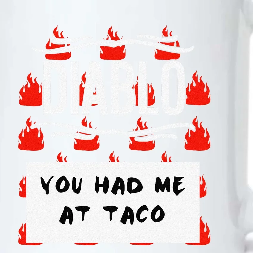 Hot Taco Sauce Group Halloween Diablo You Had Me At Taco Black Color Changing Mug