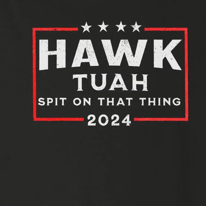 Hawk Tuah Spit On That Thing Viral Toddler Long Sleeve Shirt