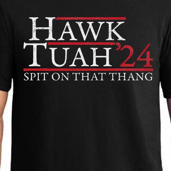 Hawk Tuah Spit On That Thing Candidate Parody Pajama Set