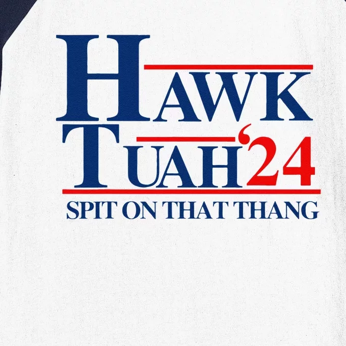 Hawk Tuah Spit On That Thang Baseball Sleeve Shirt