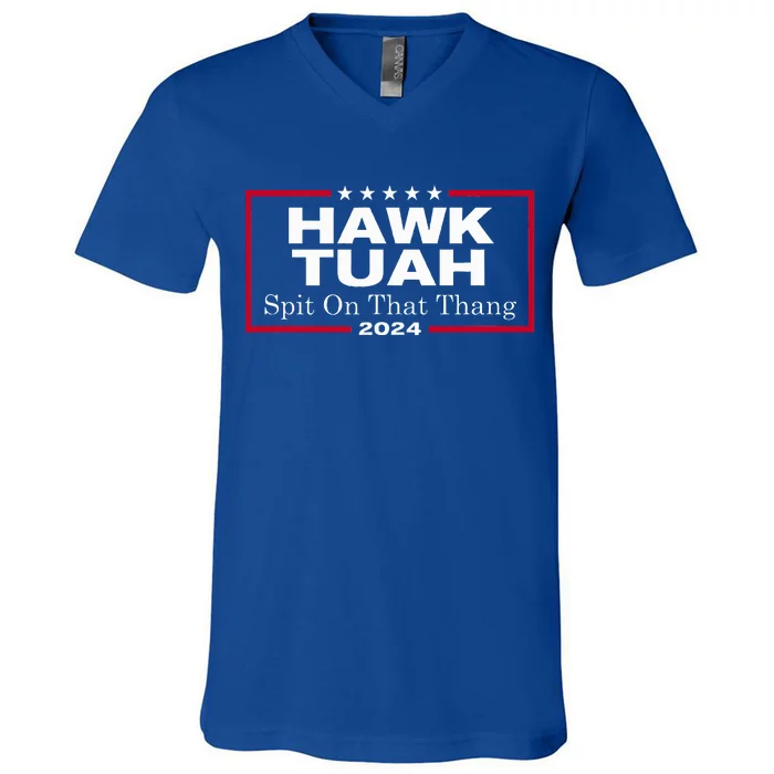 Hawk Tush Spit On That Thang Presidential Candidate V-Neck T-Shirt