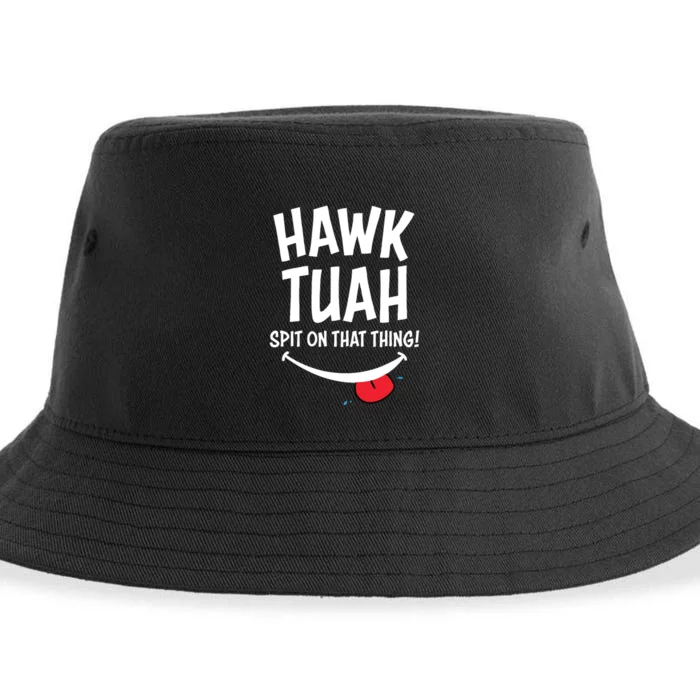 Hawk Tuah Spit On That Thing Sustainable Bucket Hat