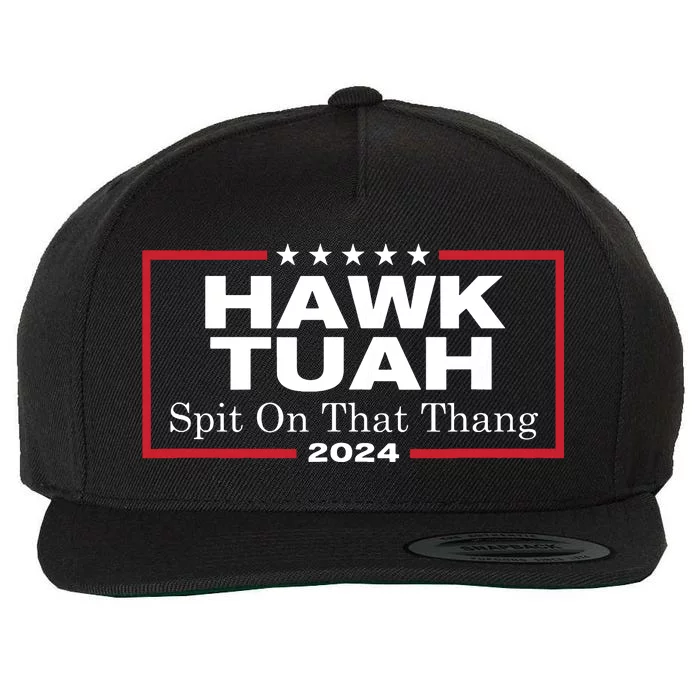 Hawk Tush Spit On That Thang Presidential Candidate Parody Wool Snapback Cap