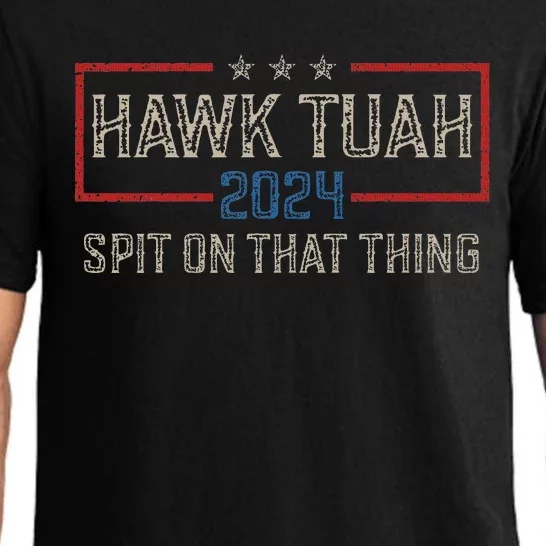 Hawk Tush Spit On That Thing 2024 Parody Pajama Set