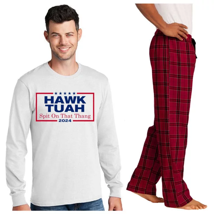 Hawk Tush Spit On That Thang Viral Election Parody Long Sleeve Pajama Set