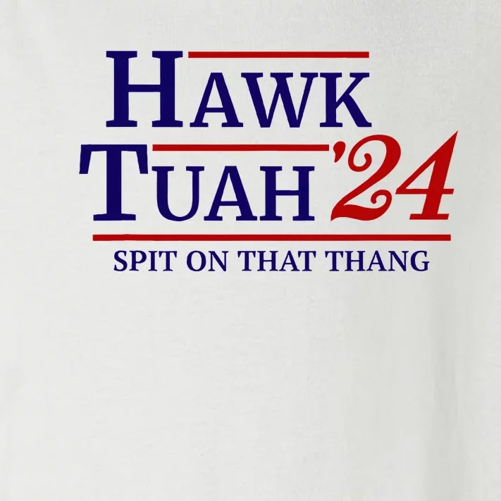 Hawk Tuah Spit On That Thang Retro Us Election Toddler Long Sleeve Shirt