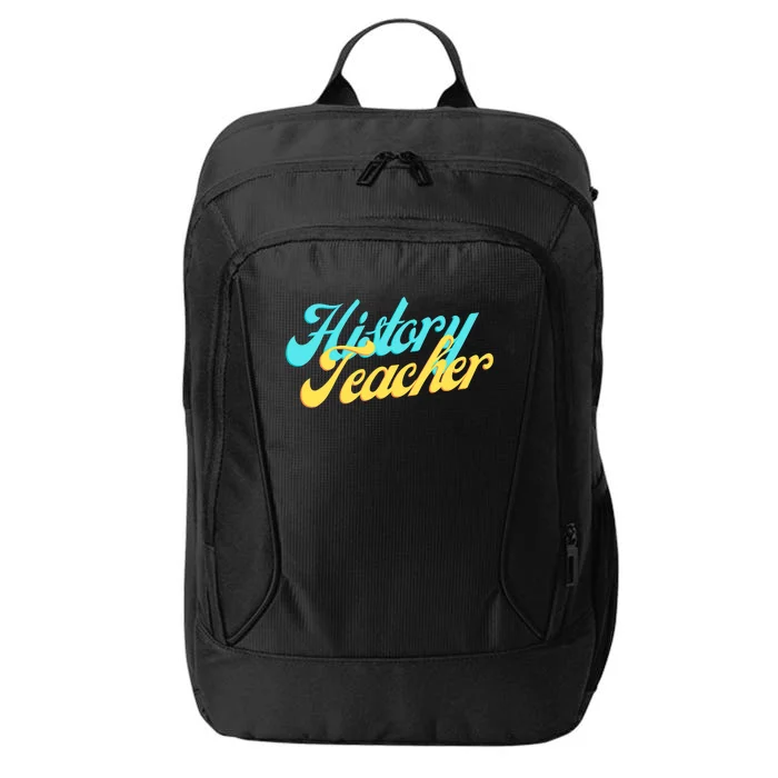 History Teacher Social Studies Teacher City Backpack