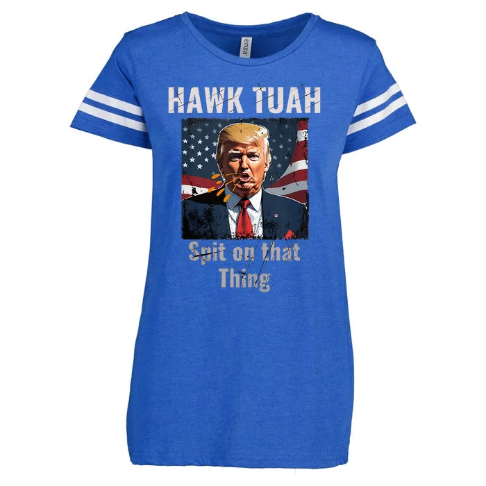 Hawk Tush Spit On That Thing Girl Presidenti Interview Enza Ladies Jersey Football T-Shirt