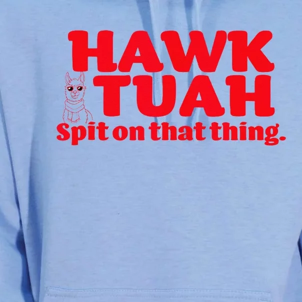 Hawk Tuah Spit On That Thang Hawk Thua Hawk Tua Unisex Surf Hoodie