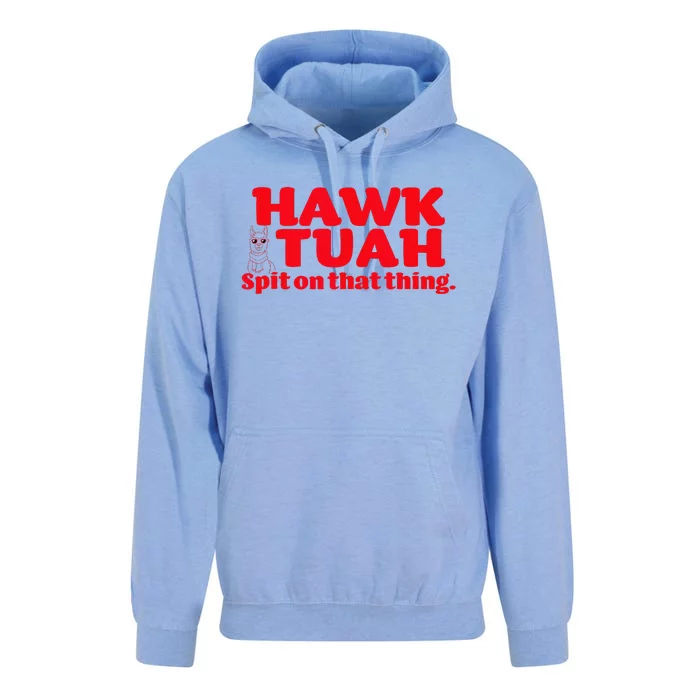 Hawk Tuah Spit On That Thang Hawk Thua Hawk Tua Unisex Surf Hoodie