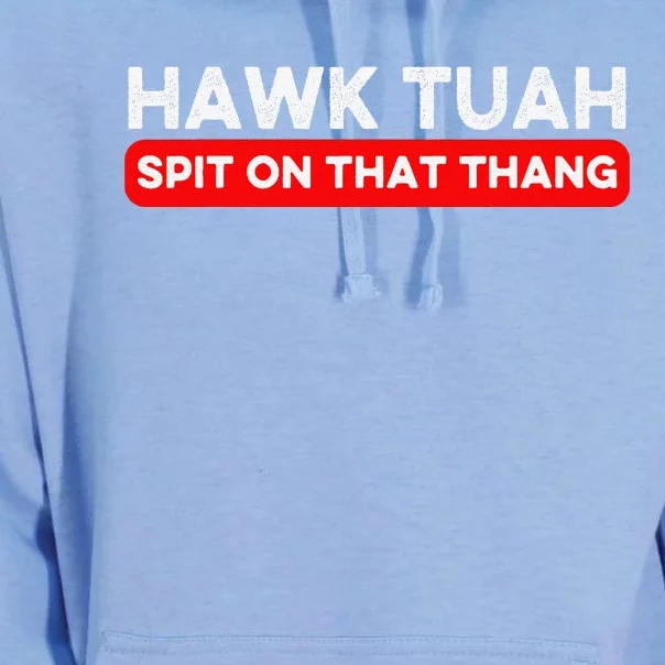 Hawk Tuah Spit On That Thang Hawk Thua Hawk Tua Unisex Surf Hoodie